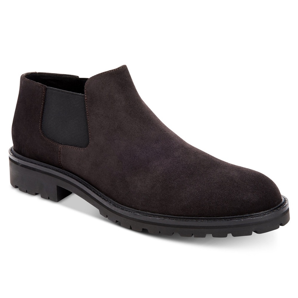CALVIN KLEIN UDELL SUEDE BOOTS